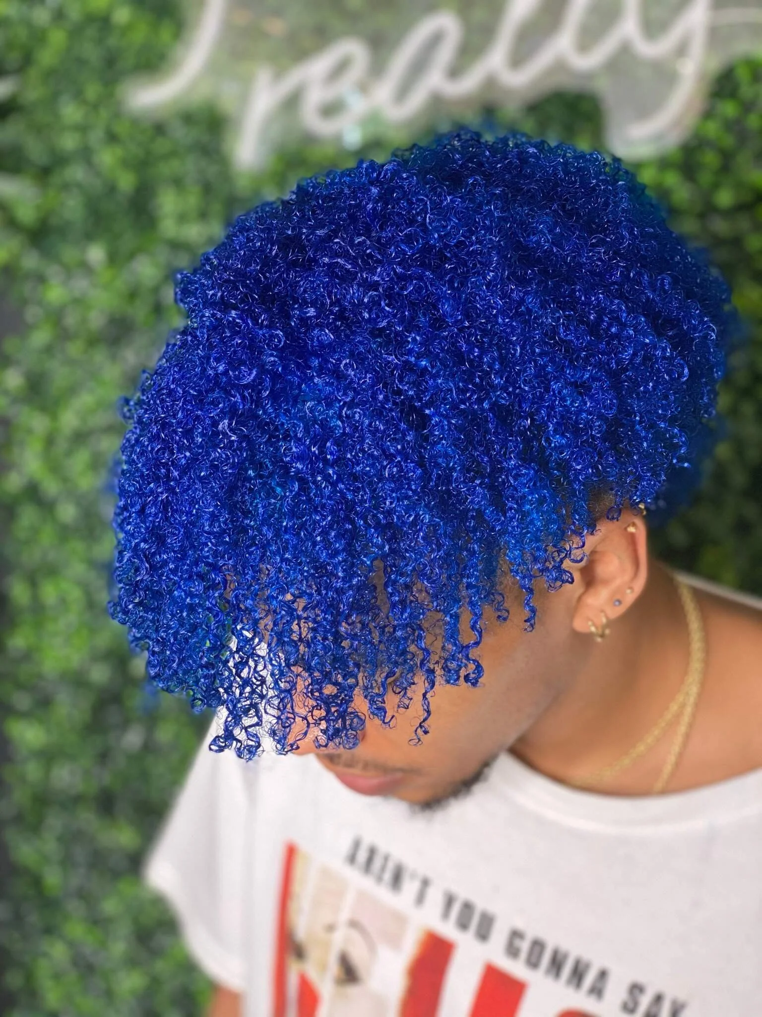 Color-treated curls